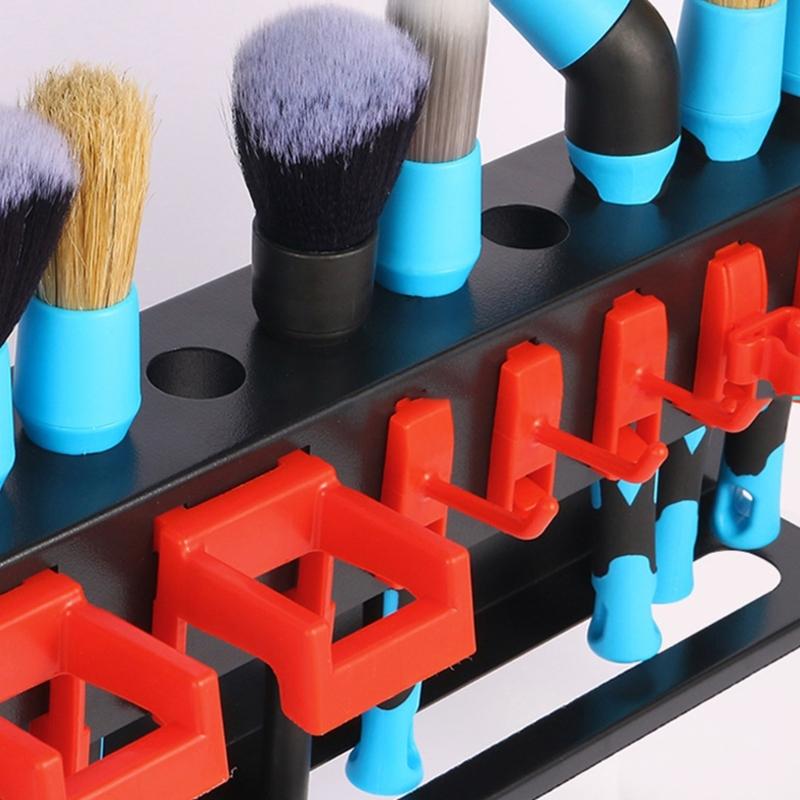 Multifunctional Space Saving Storage Rack Plastic Holder For Car Wash Brushes And Sprayer Bottles For Garage Or Home Use