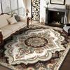 Velvet/nylon style gray coffee shop decorative floor mat, not only warm but also beautifies the space, multifunctional Persian design - soft and