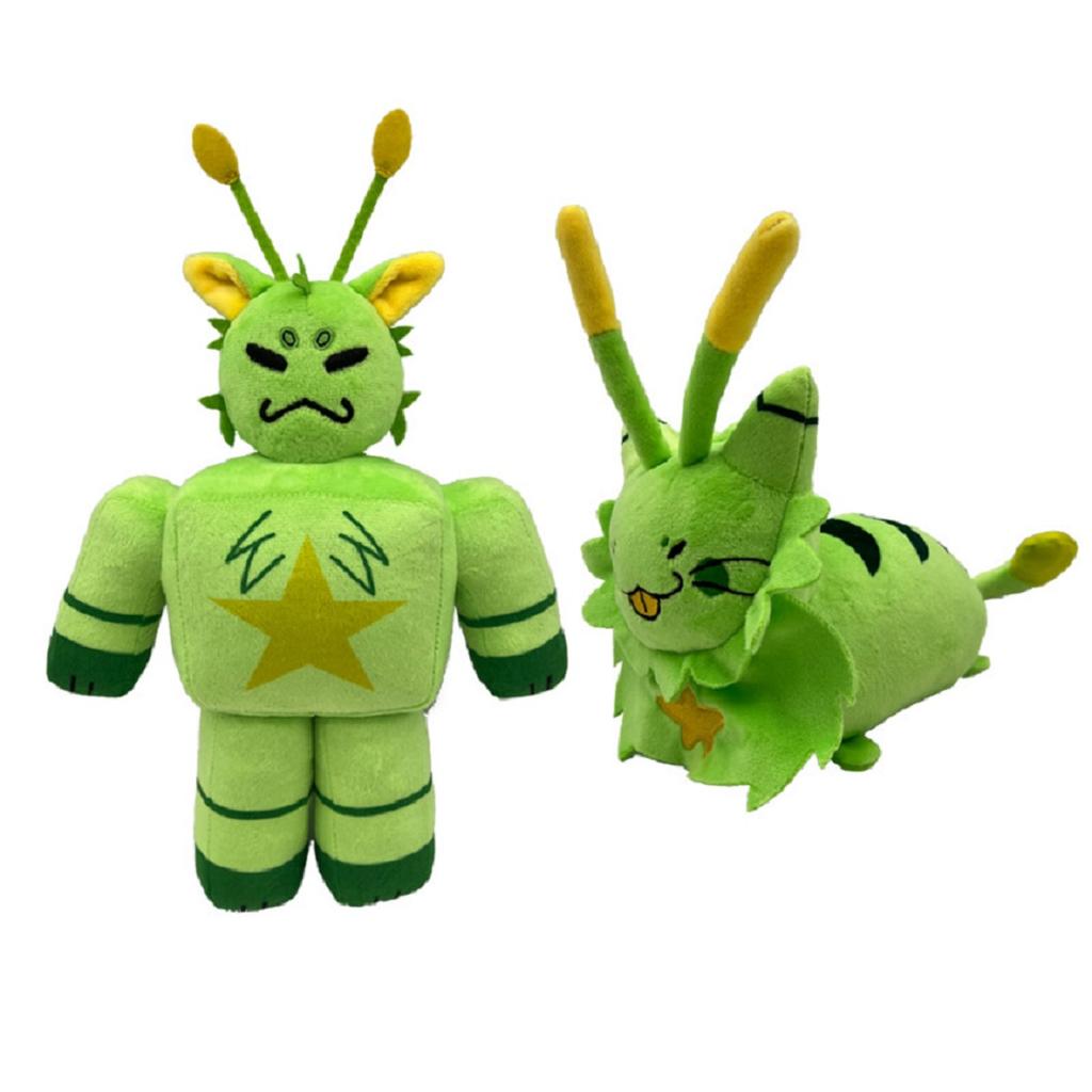 New 20-30cm Gnarpy Discovers The Internet Plush Toy Gnarpy Regretevator Plushie Cat Alien Green Cat Peluche Stuffed Toys