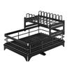 Cross-border Kitchen Sink Storage & Drainer Rack for Bowls, Dishes, and Utensils