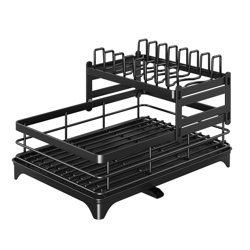 Cross-border Kitchen Sink Storage & Drainer Rack for Bowls, Dishes, and Utensils