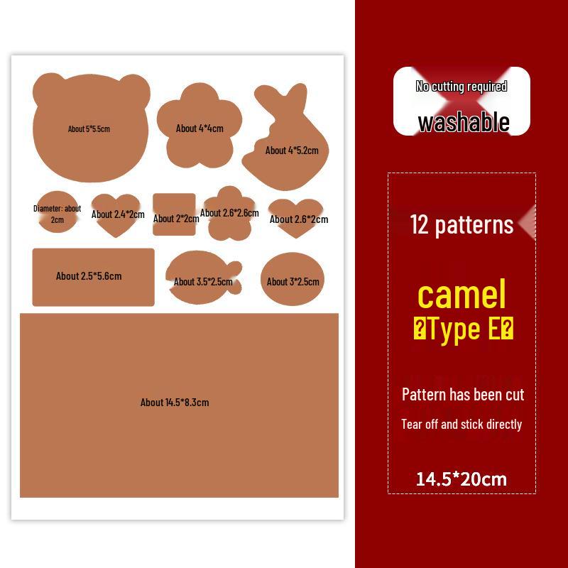 16-Color Self-Adhesive Seamless Repair Patch for Clothes and Jackets
