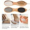 1/2pcs 4-in-1 Exfoliating Foot Scrubber Remove Dead Skin Calluse Keratin Brush Heel Scrape Polish Foots-Grinding-Board Foot Care