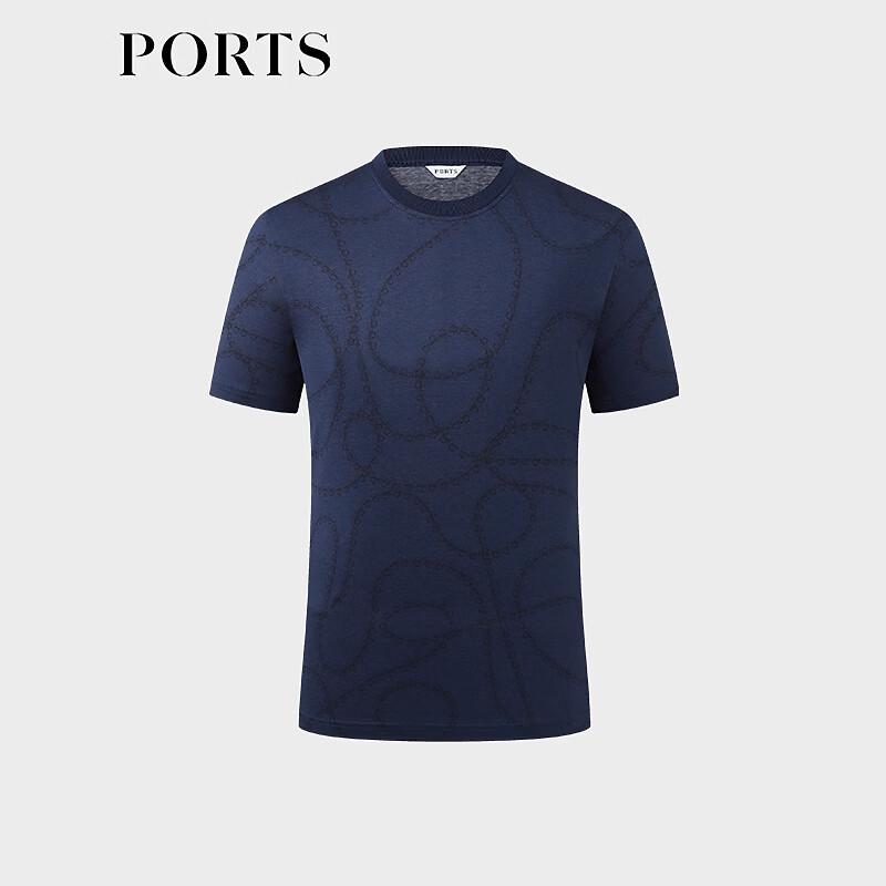 

PORTS Men s 2021 Spring Crew Neck Short Sleeve T-Shirt S