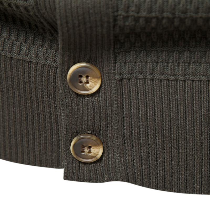 Men’s Business Casual Zip-Up Knit Sweater
