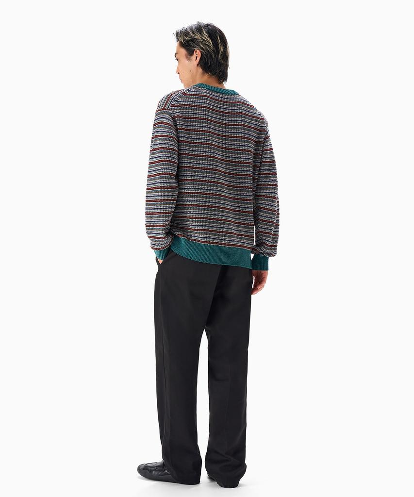 DICKIES Velour Stripe Knit Green