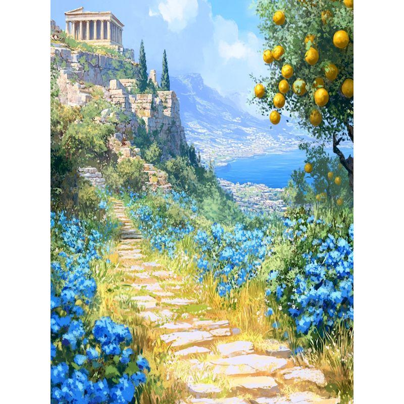 

GATYZTORY 5d Diamond Painting Art Supplies Diamond Art Kits For Adults Scenery Full Round/Square Craft Supplies Living Room Deco Full Round 20X30cm бордовый