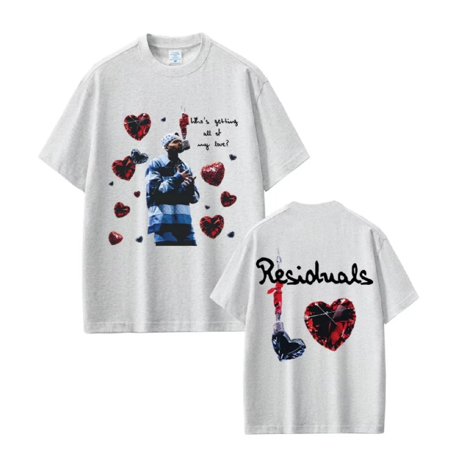 

Hot Sale New Chris Brown Breezy Bowl XX Tour 2025 T Shirts Men Women Hip Hop Fashion Cotton Tee Shirt Loose Oversized T-shirts XXXXXL чорний
