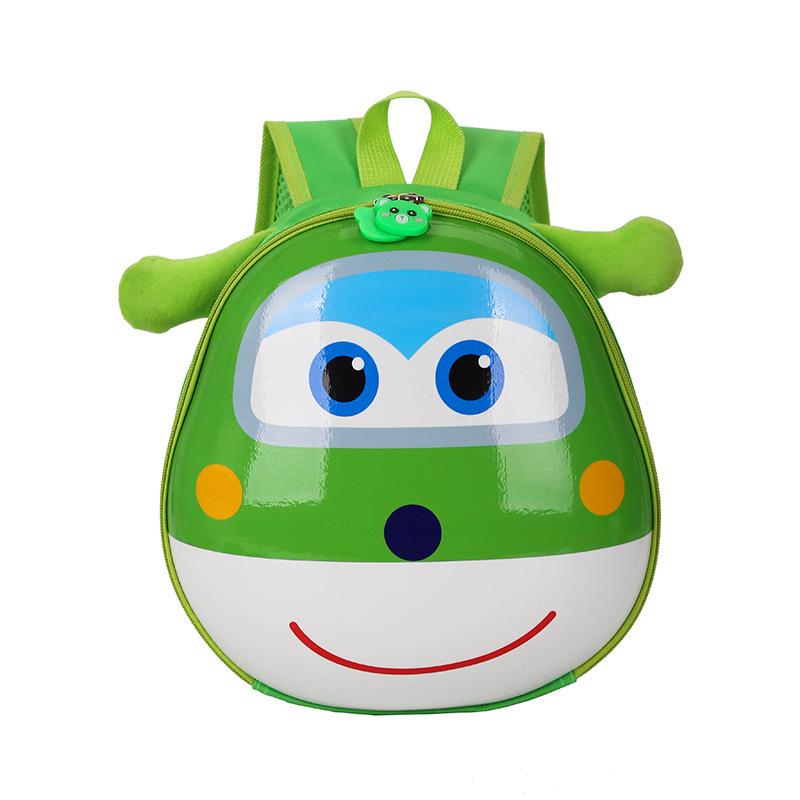 Super Wings Cartoon Animal Backpack for Kids - Cute Kindergarten Double Shoulder Bag for Boys & Girls