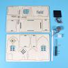 DIY Solar & Wind Turbine Kit: Wooden House Science Experiment for Electricity
