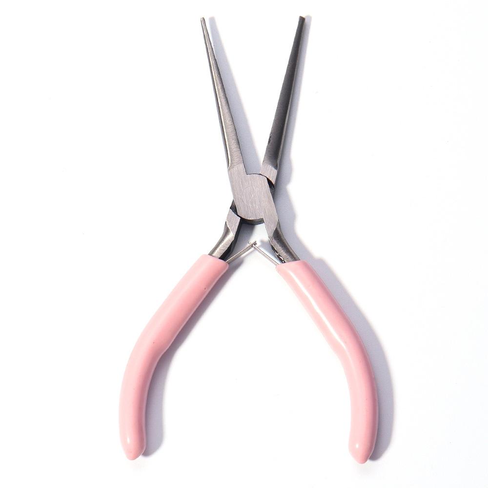 Multifunctional Mini Jewelry Pliers Stainless Steel Needle Nose Pliers Wire Cutter DIY Beading Tool for Crafts & Precision Repair