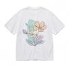 Women's Breathable All Season Classic T-Shirt Mens Womens Tees Top Colorful Watercolor Flowers Tee