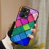 Luxus Gehärtetes Glas Hülle Für Realme 15 5G RMX5106 RMX5105 Handyhülle Vollständig Schützend Stoßfest Hülle Fundas Cartoon Capa