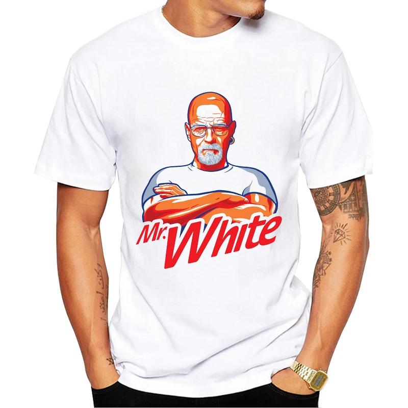 Newest Men Fashion Breaking Bad T-shirt Heisenberg Iam the Denger Retro Printed Hipster Tops Short Sleeve Casual  Tee