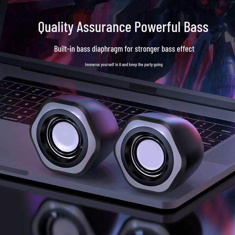 USB Wired Portable Mini Speaker for Desktop and Laptop