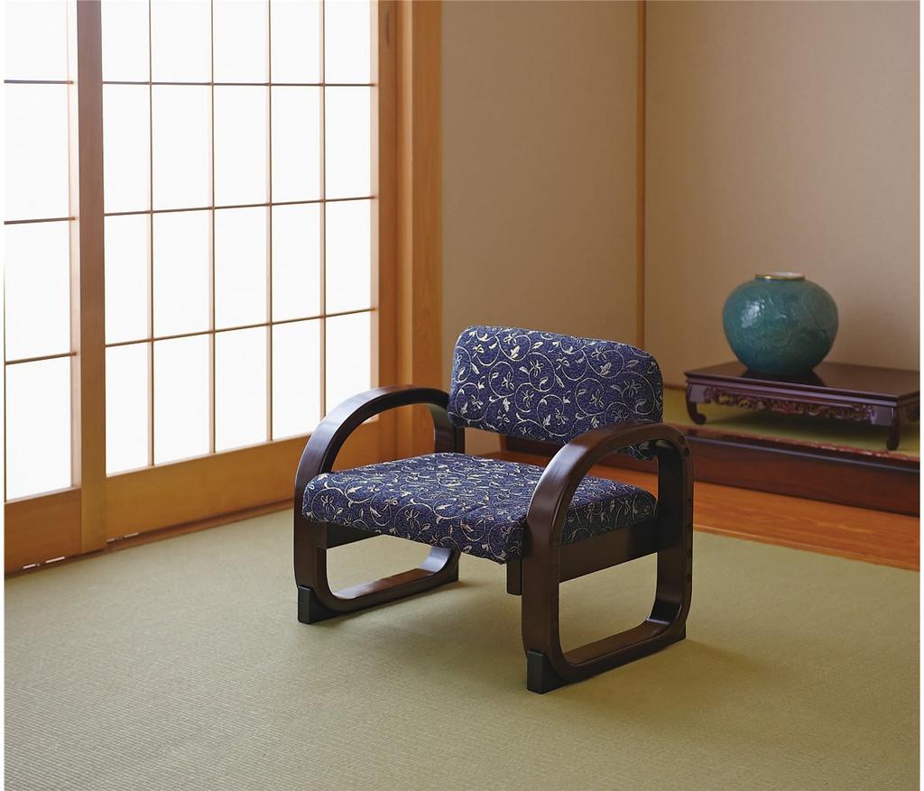 Cojit Thoughtful Tatami Chair Navy Blue
