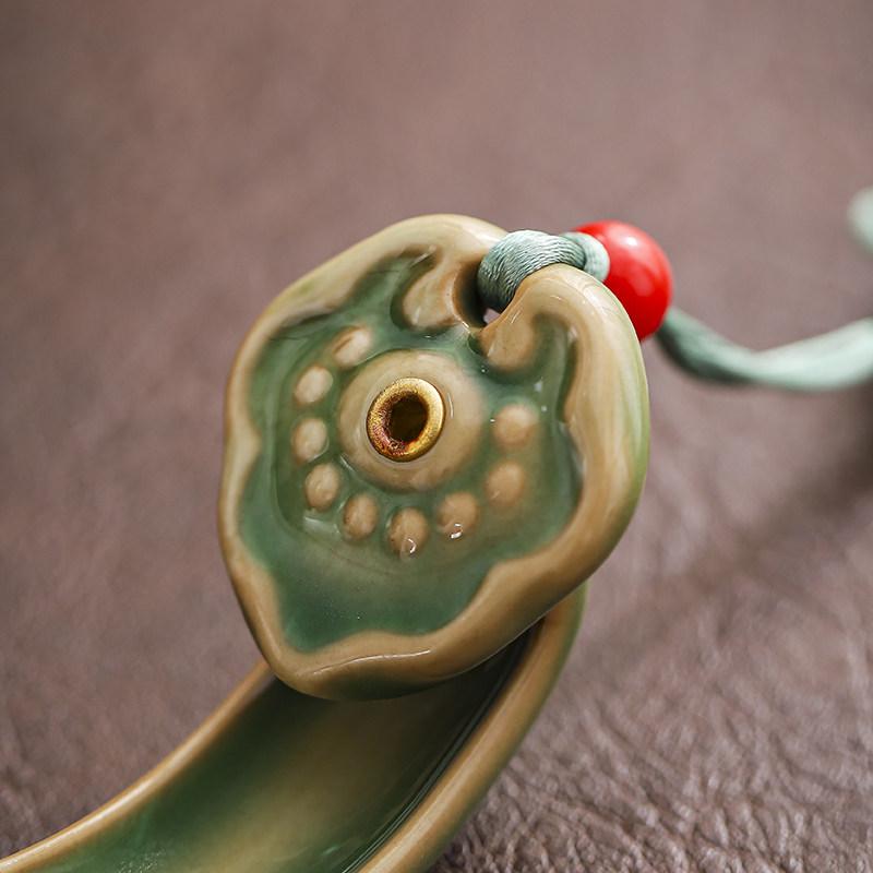 BEPAN Ruyi Line Incense Insert Creative Home Aromatherapy Base Chinese Design Tea Table Mini Incense Burner Home Decoration Gift