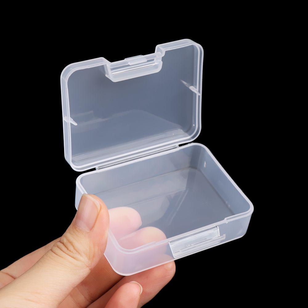 Square Plastic Transparent Storage Box Small Items Sundries Organizer Case Jewelry Beads Container Tools Accessories Box