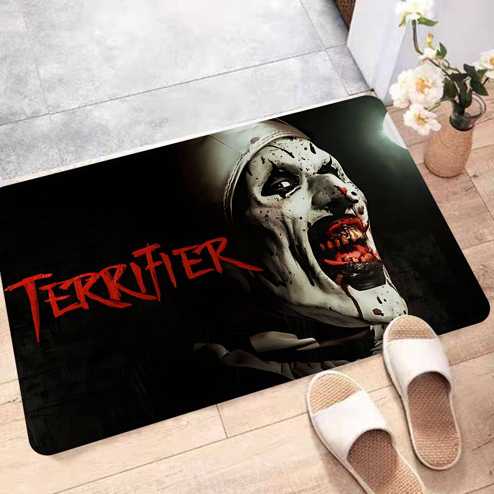 Horror Movie Terrifiers Floor Mat INS Style Soft Bedroom Floor House Laundry Room Mat Anti-skid Household Carpets