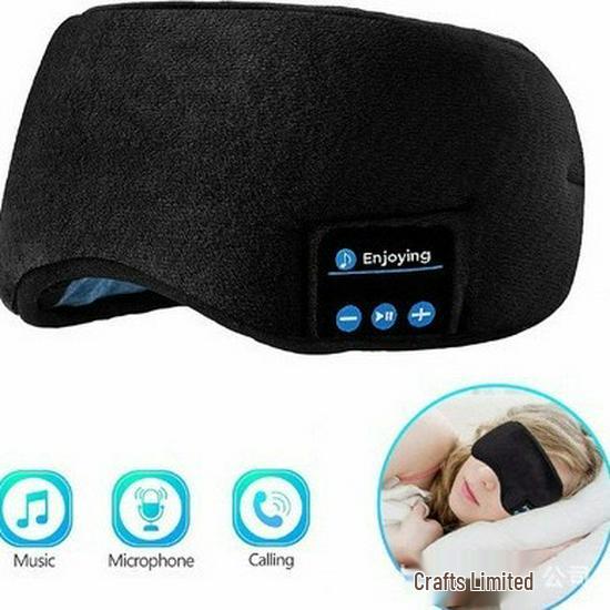 Bluetooth Sleep Mask with Wireless Music and Breathable Shading