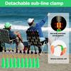 Silicone Fishing Floats Seat Quick Change Rotation Fast Fish Float Seat Fishing Accessories Copper Head Fishing Line Clip