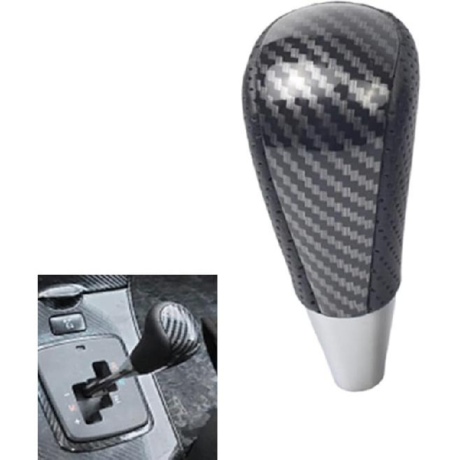 Automatic Car Gear Shift Knob Lever Shifter Stick for To-yo-ta Corolla Hilux 2011 Harrier 2010 Camry/Harrier Fortuner Crown (Black Leather)