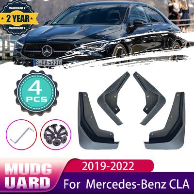 For Mercedes-Benz CLA C118 W118 ~2022 Front Rear Wheels Splash Mud Guards Mudflap Mudguard Fender Car