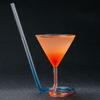 Creative spiral straws, cocktails, bars, parties, martinis, champagne, coupons, vase, charm.