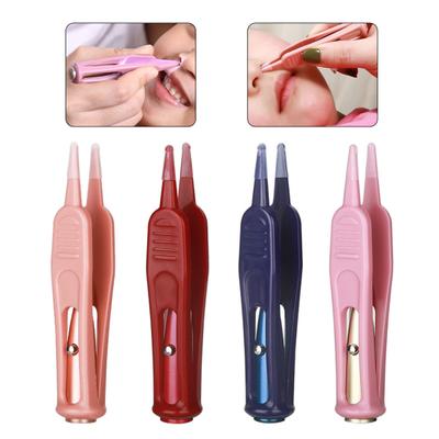 Practical Nose Tweezers Easy To Use Clean Belly Button Mini Booger Nostril Pick Tweezer Clip