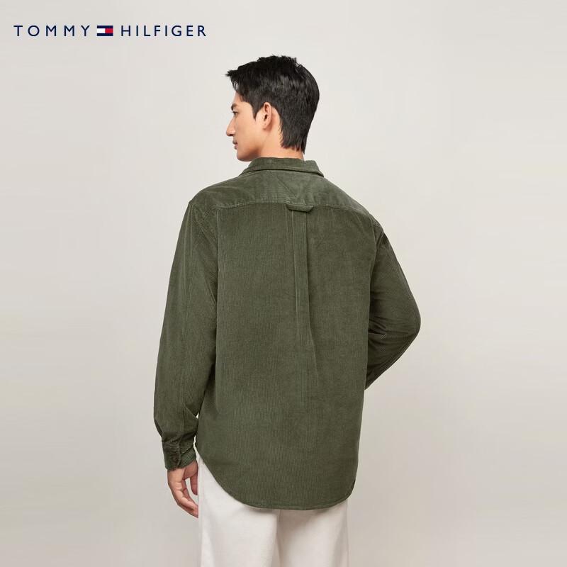 Tommy Hilfiger Men's Corduroy Casual Long-Sleeve Shirt