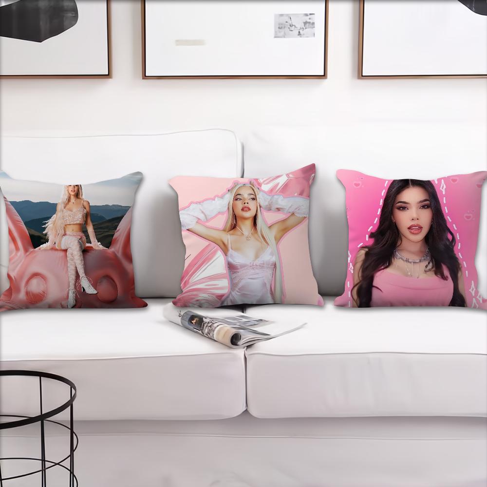 Comfortable Soft Pillow Os Case For K-Kenia Sofa Living Singer Room Pink Aura Home Office Decor And Protective Covers
