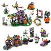 Halloween Horror Haunted House Ghost Train 6-In-1 Building Blocks Bricks DIY Decoration Desktop Ornament Children's Toys