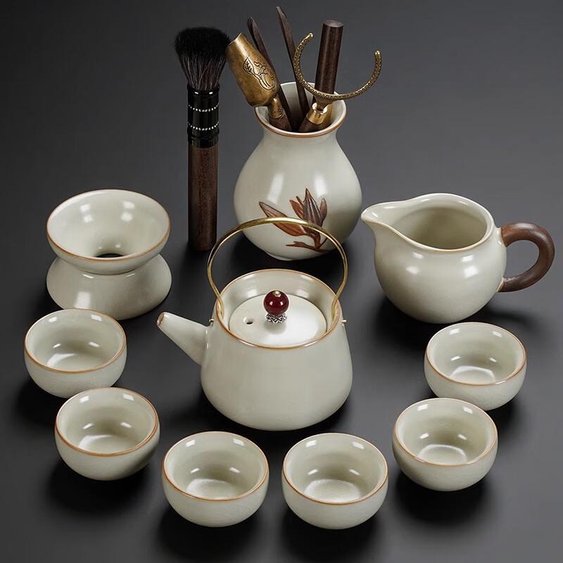Yuzhuxun Ru Kiln Ceramic Gongfu Tea Set