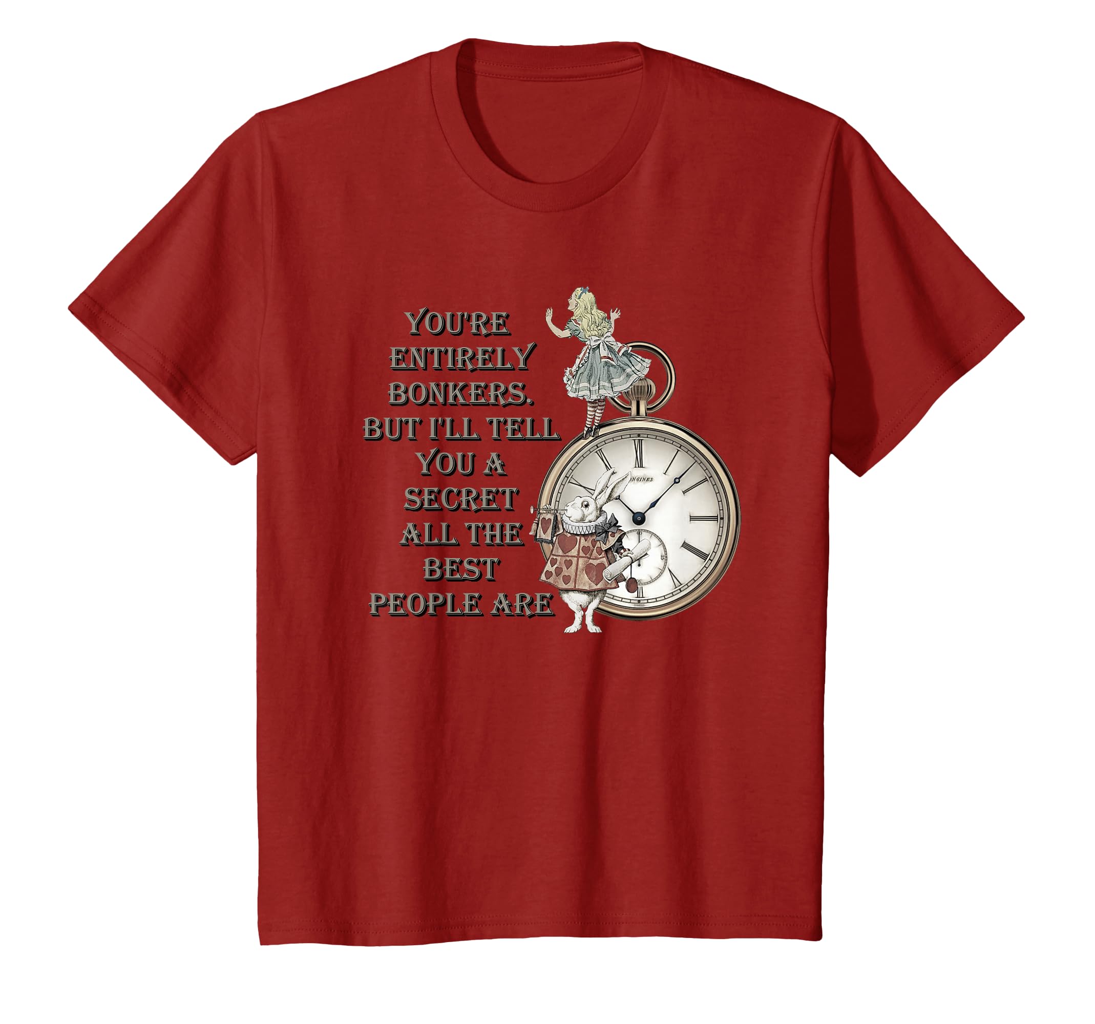 

Bonkers Quote Time - Alice in Wonderland T-shirt