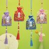 Hanging Dragon Year Cloth Sachet New Year Lucky Bag Perfume Spice Bag Antique Car Pendant  Girl