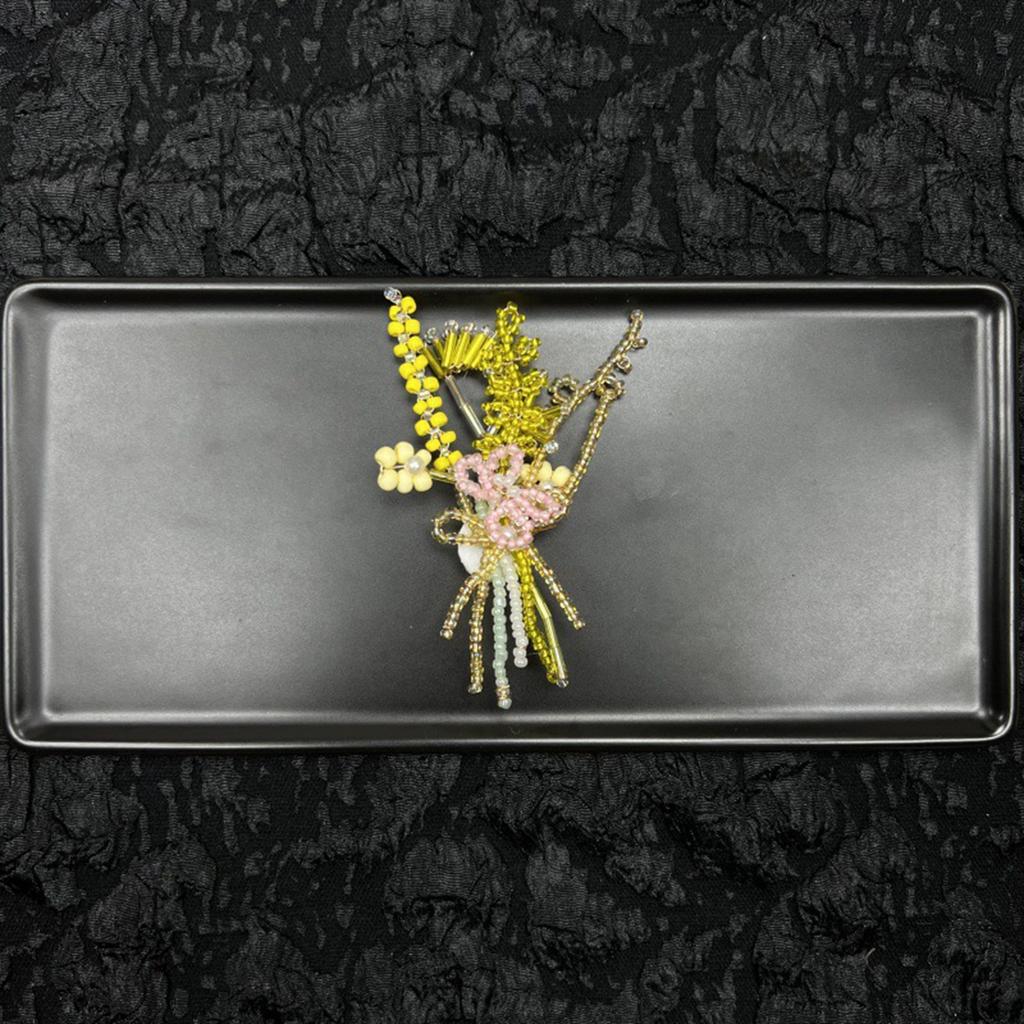 Dopamine Handcrafted Beaded Jelly Shoes Sports Sandals Accessory Diy Shoe Decorative Colorful Flower Slippers Buckles