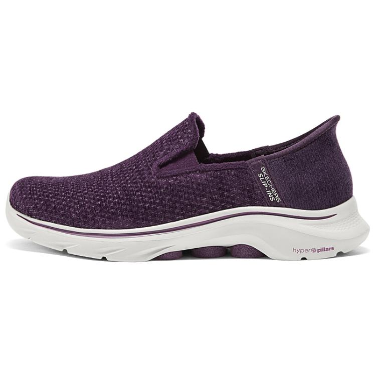 Skechers Go Walk Удобные Простые Низкие Повседневные Кроссовки Женские Бордовый 125256-BURG 37