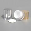 1Pcs Plastic Cream Jar With White Liner Cream /Lotion Bottle Cosmetic Container Refillable Bottles With Spoon