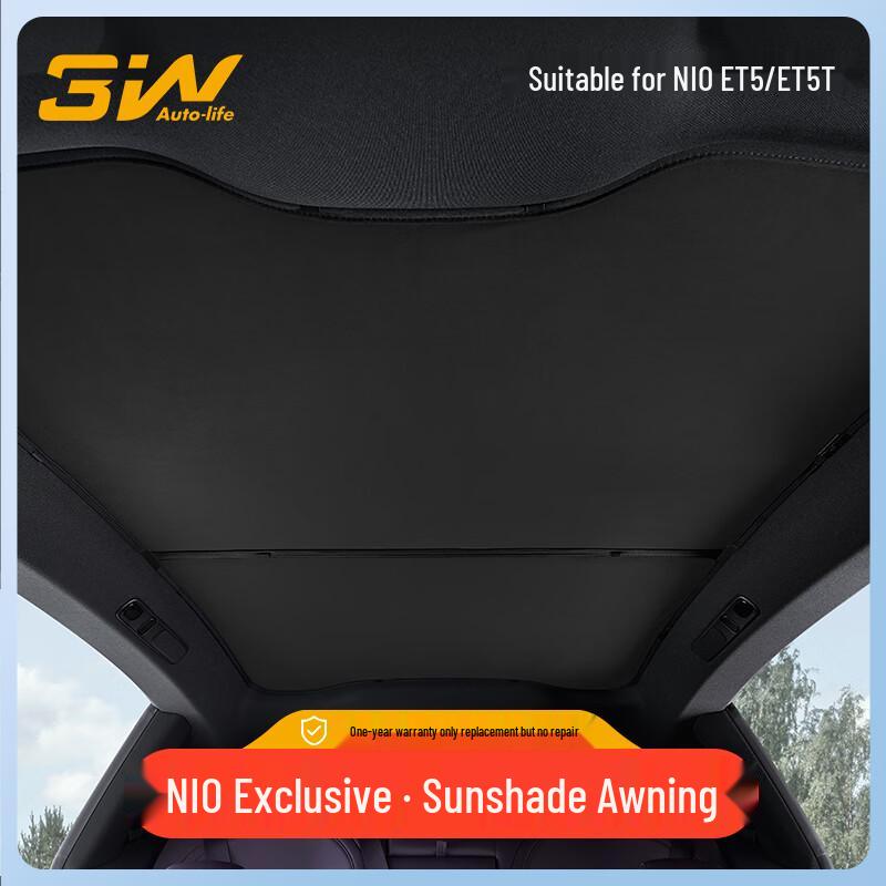 3W NIO ET5 Wildleder Schiebedach Sonnenschutz