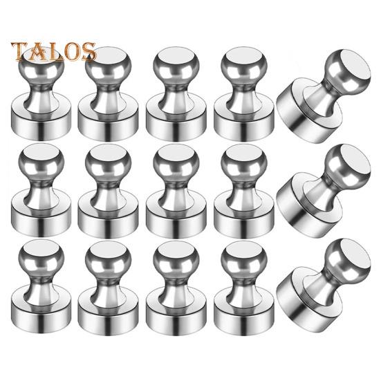 10Pcs Fridge Magnets Metal Magnetic Push Pins Polished Surface Widely Used Refrigerator Magnets Strong Fridge Magnets