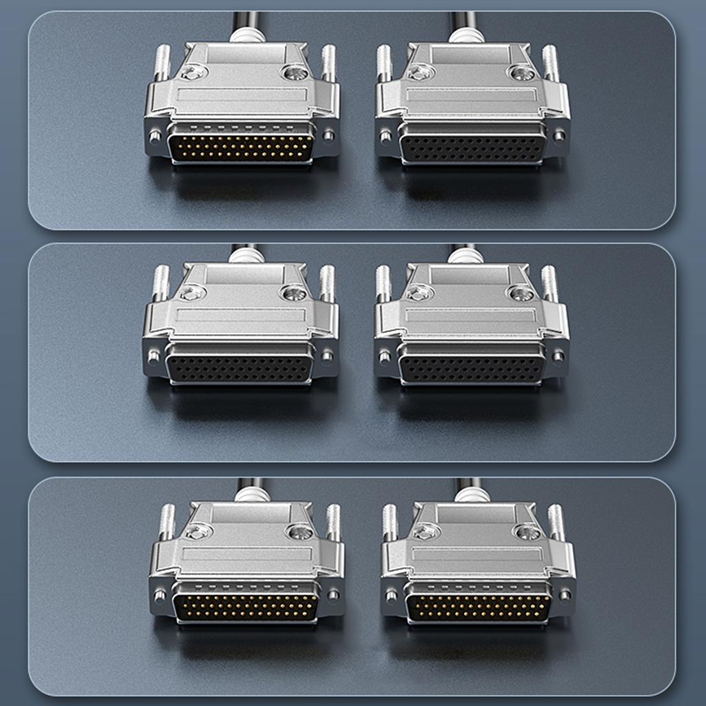 50cm-30m Length 44Pin Extension Cable Male Female Connectors DB44 Connection Cord Wire Date Line for Industrial Use