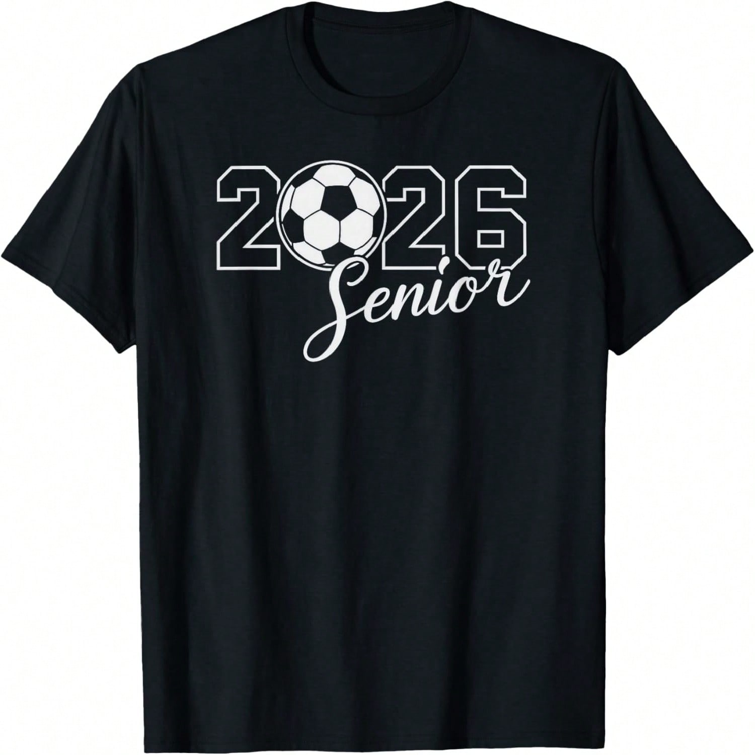 Senior 2026 Soccer Mom High School Graduation Outfit Proud T-Shirt S