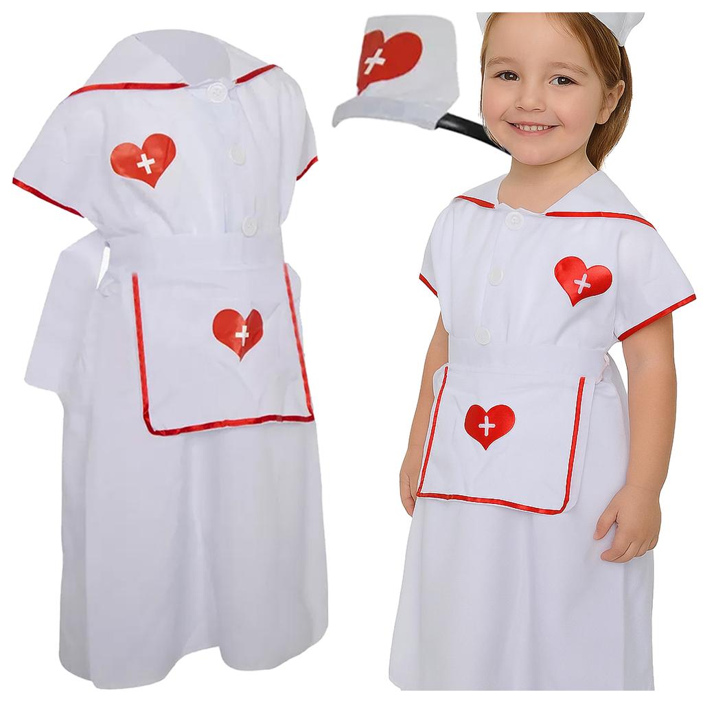 [PACZA] Set for girls Nurse Costume Lady Doctor Physician H44