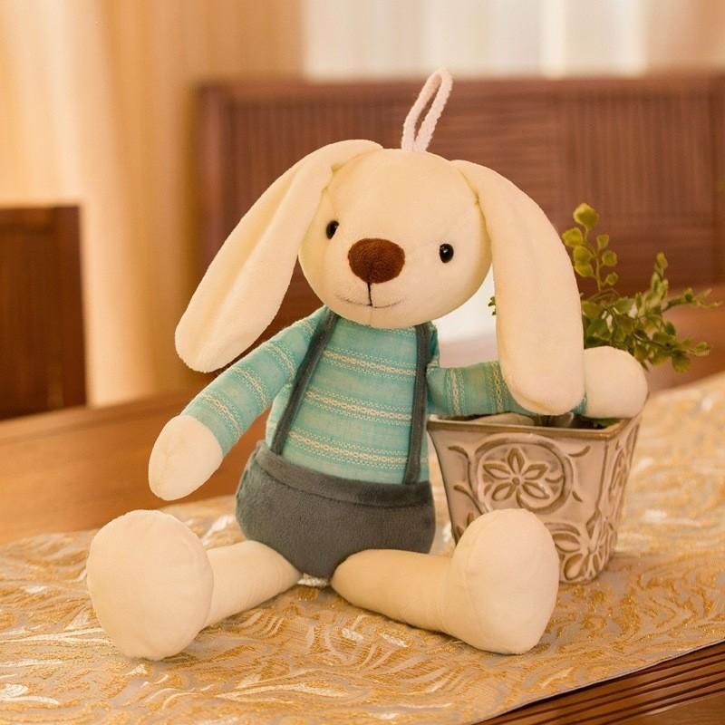 Plush Bunny Toy For Girls Kids Sleep Decor With Super Soft Crystal Plush For Birthday Gift