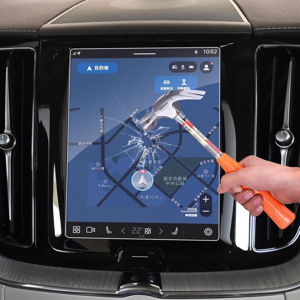 Für Volvo S90 V90 XC60 XC40 XC90 S60 V60 Navigationsfolie GPS-Bildschirm Schutzfolie aus gehärtetem Glas Autozubehör für den Innenraum