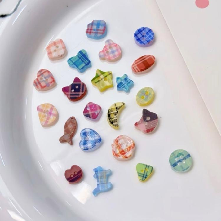 Professional Silicone Nail Mould Set With Detail Button Pattern for Personalize Nail Accessories