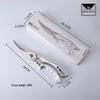 High-Demand All-Steel Kitchen Scissors: Multifunctional, Stainless Steel Scissors for Chicken Bones and Fish