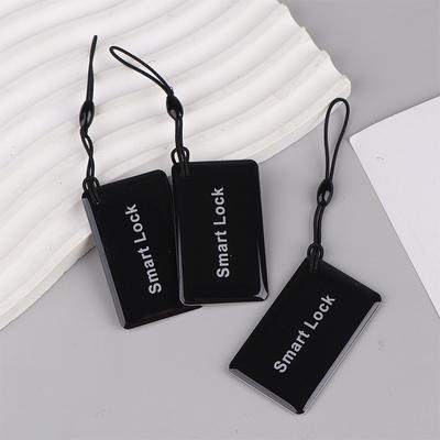 5/10Pcs Smart Fingerprint Locks Unlock Small RFID Card  Black PVC 13.56Mhz IC Card Electronic Smart Door Lock Card Digital