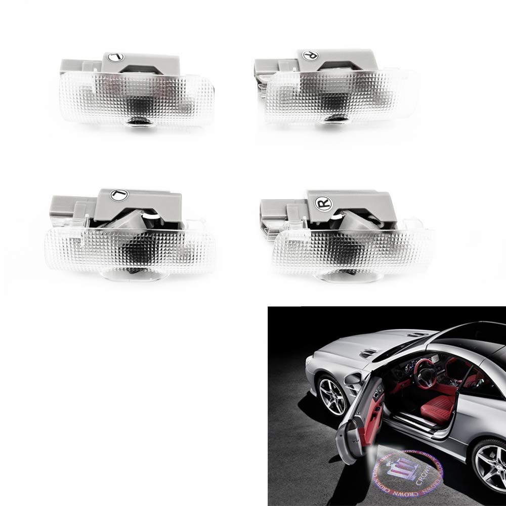 

Toyota Crown Courtesy Door Welcome Crown Courtesy Lamps with LED Logo Set of 4 Car Door Tools for the 15th Generation Crown 220 Series Lights, Lights,