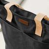 Enkrio Canvas Tote Bag, Shopping Bag, Large Capacity, A4 Size, Multiple Storage Pockets, Shoulder Bag, Handbag, Stylish for Men and Women, School or